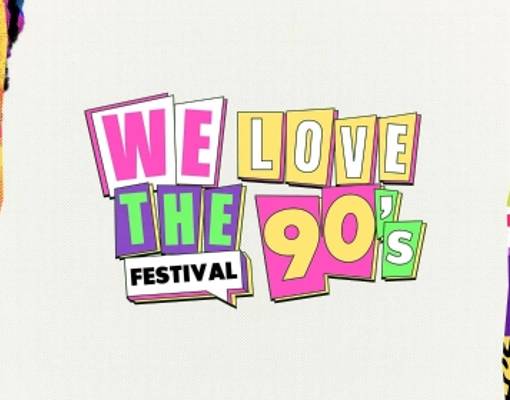 We love the 90s Logo